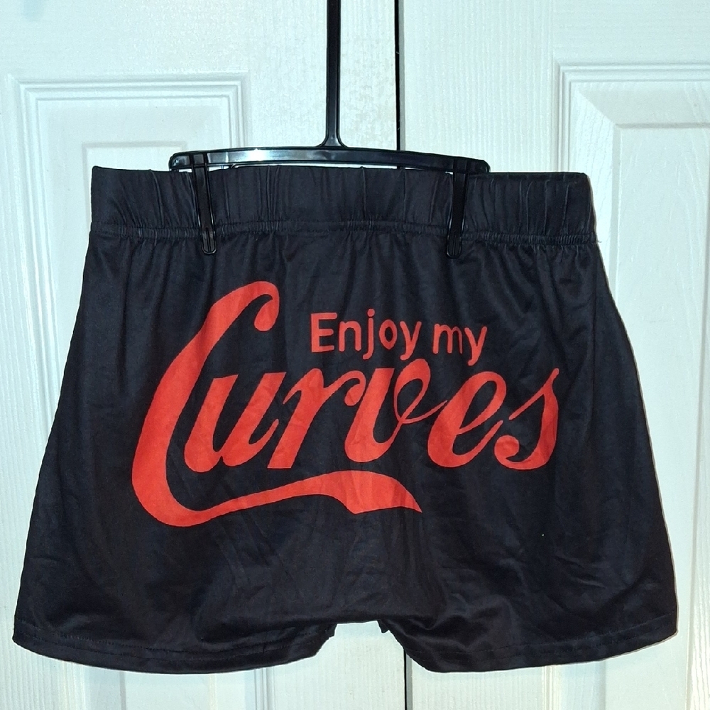 Black and Red Graphic Boxers